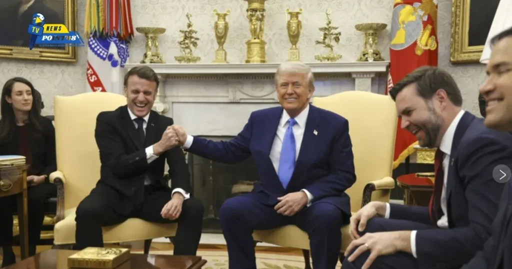 Donald Trump Agrees War in Ukraine Has an ‘Endgame’ During Meeting With France’s Macron | newspoint48. com